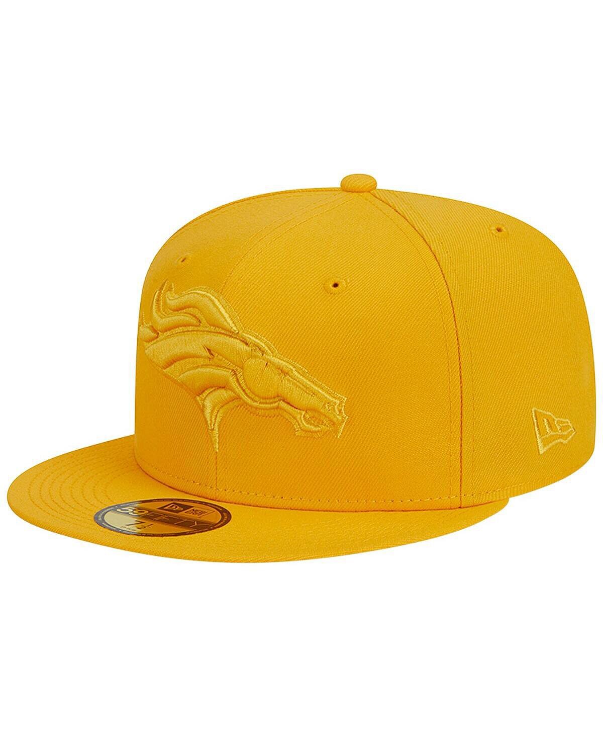 

Мужская золотистая приталенная шляпа Denver Broncos Color Pack 59FIFTY New Era