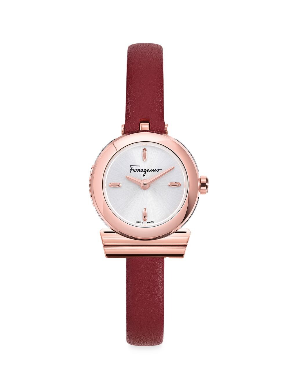 

Кожаные часы Ганчино FERRAGAMO, золотой