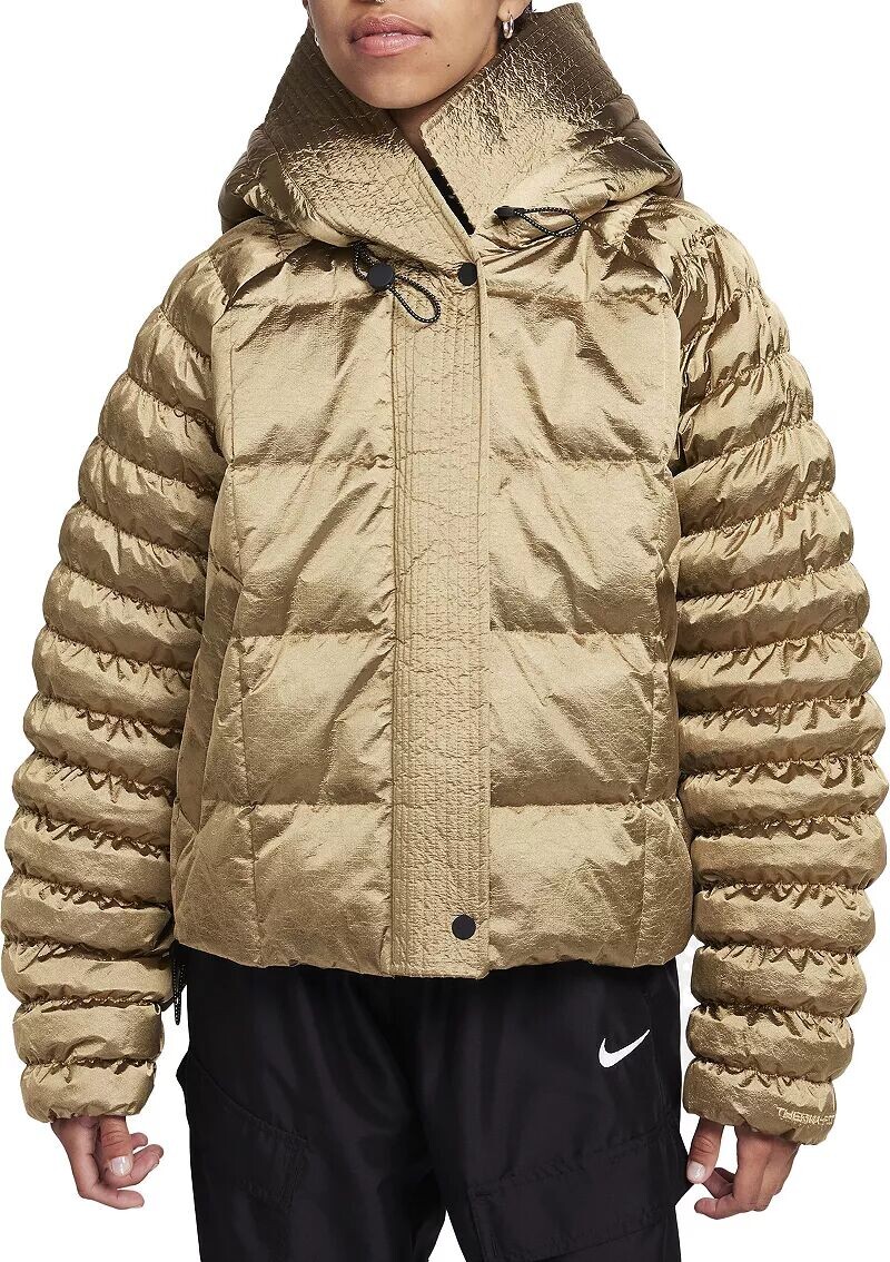 

Женская блестящая куртка-пуховик Nike Sportswear PrimaLoft с логотипом Swoosh