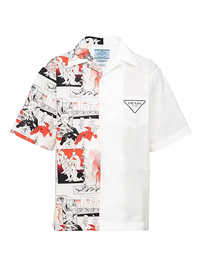 Рубашка Double Match из нейлона Prada, многоцветный x match люкс космонавт 120см многоцветный
