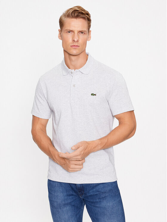 

Рубашка поло стандартного кроя Lacoste, серый