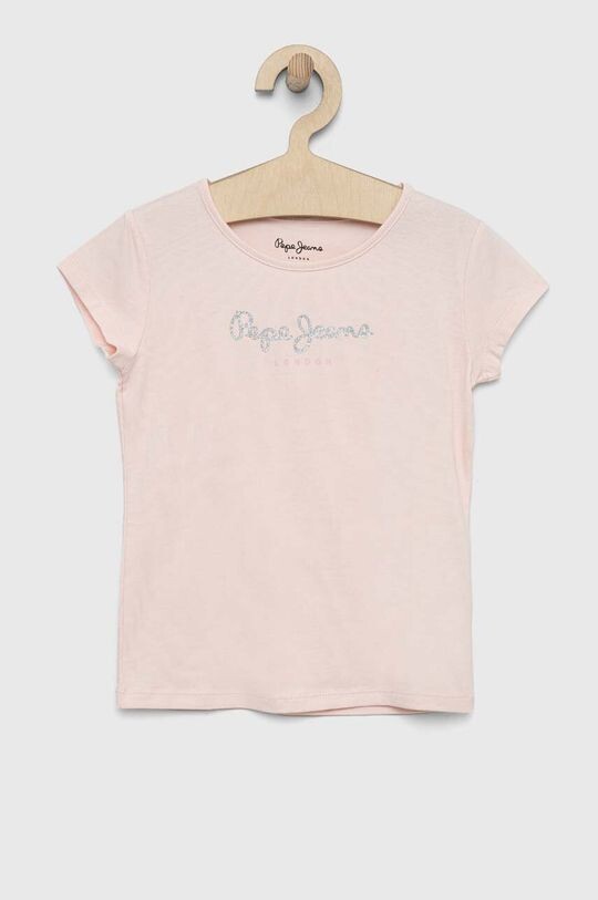 

Детская футболка Pepe Jeans, розовый