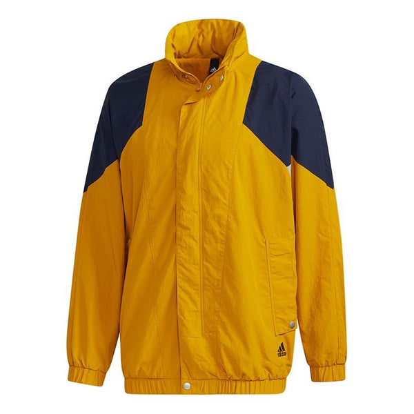 Куртка adidas Colorblock Alphabet Printing Casual Jacket, желтый