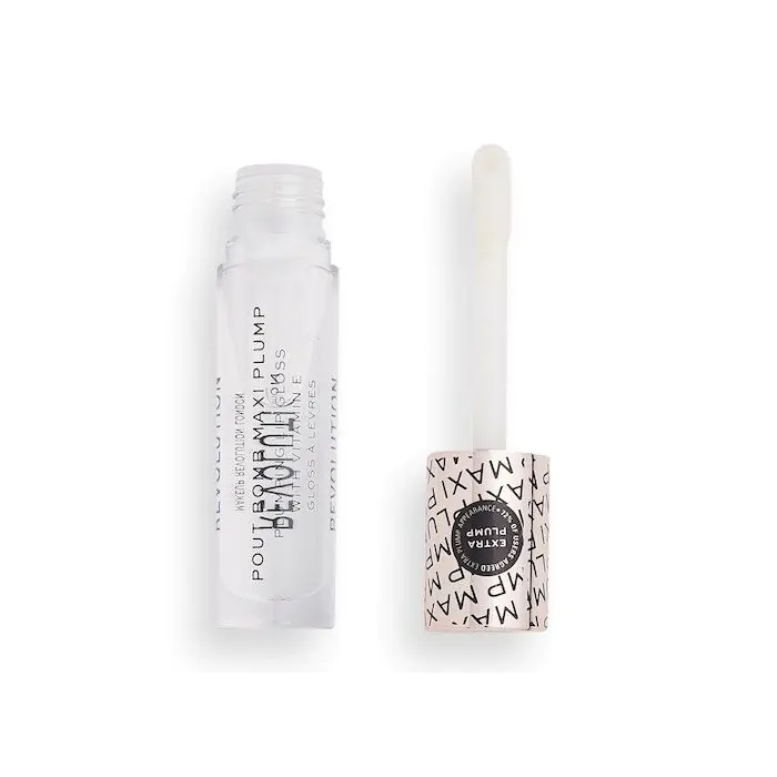 

Блеск для губ brillo de labios pout bomb maxi plump Revolution, цвет glaze
