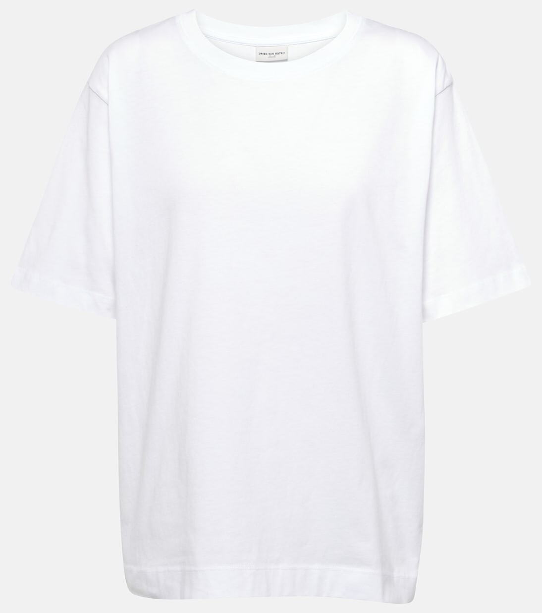 

Футболка из хлопкового джерси Dries Van Noten, белый