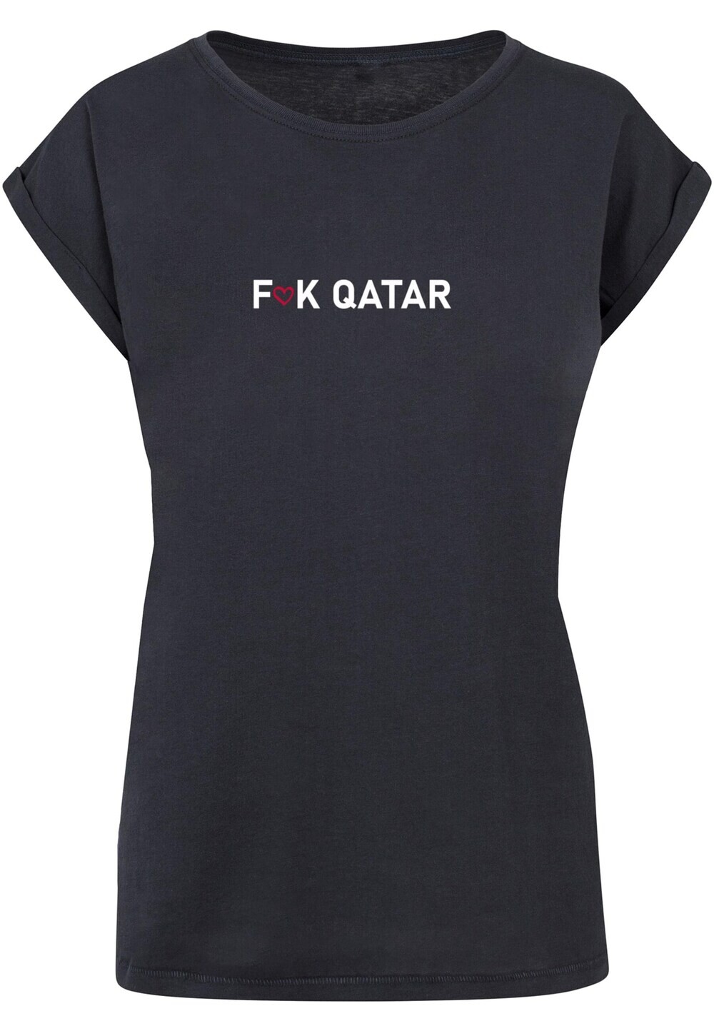 

Рубашка Merchcode Qatar Heart, военно-морской