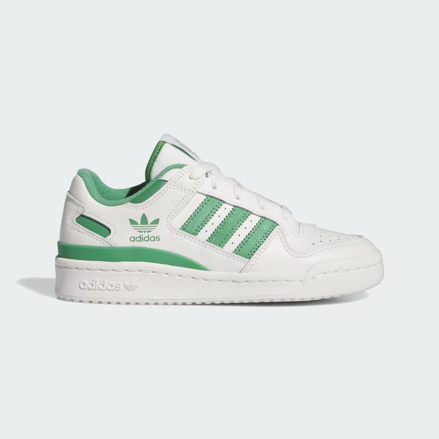 

Кроссовки FORUM LOW CL J Adidas, цвет Cloud White/Preloved Green/Preloved Green