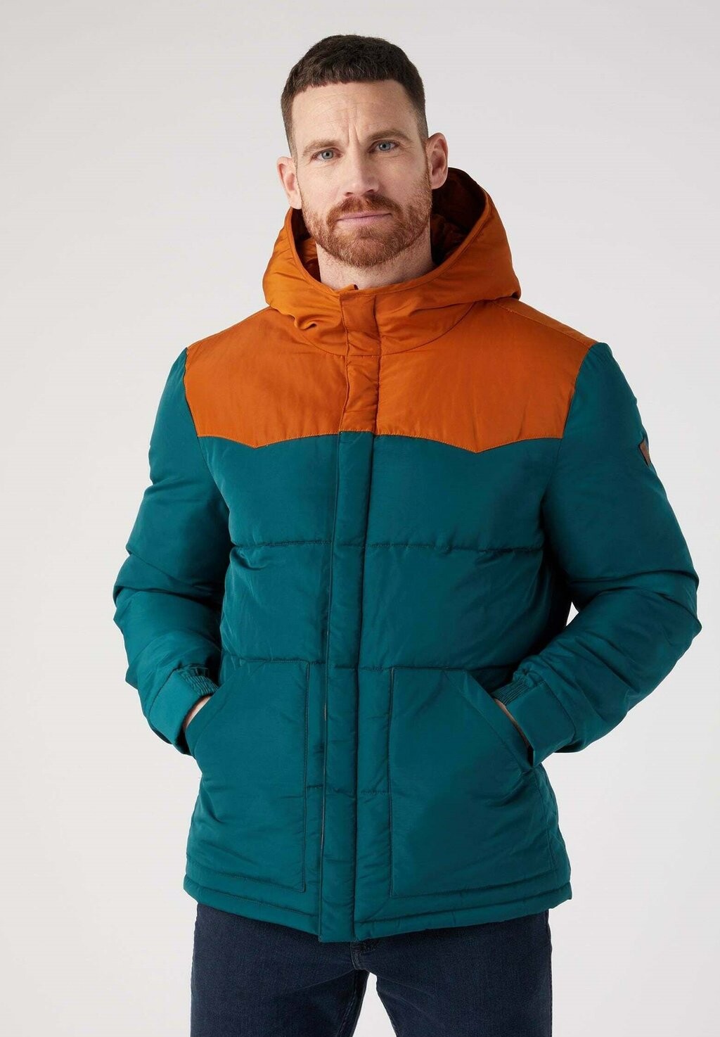 

Зимняя куртка Wrangler ПУФФЕР, цвет grün