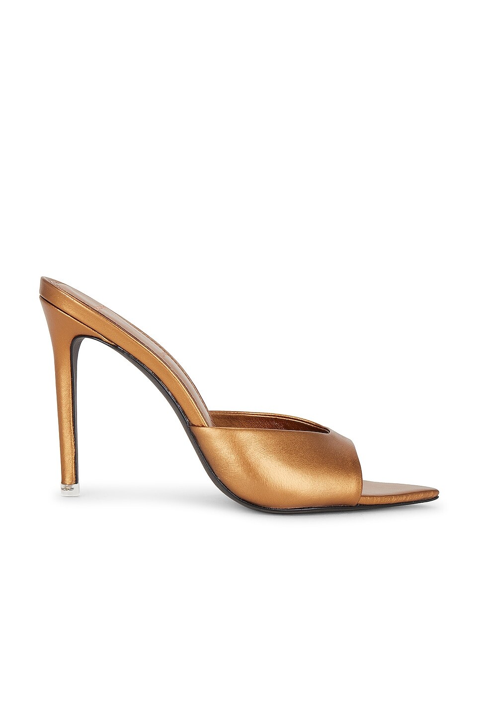 

Мюли BLACK SUEDE STUDIO Brea, цвет Bronze Metallic Leather