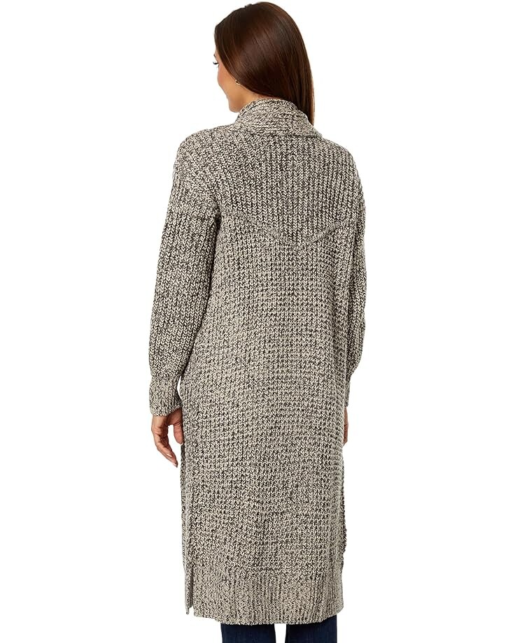 

Свитер Lucky Brand Sweater Coatigan, черный мульти