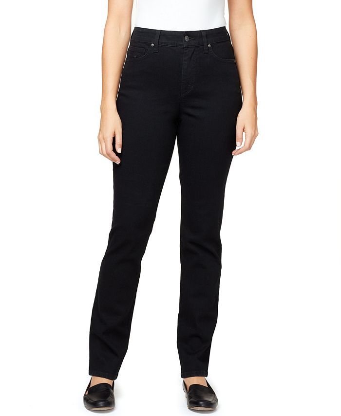 Женские джинсы Amanda Slim Gloria Vanderbilt, черный барби показ мод чемоданчик