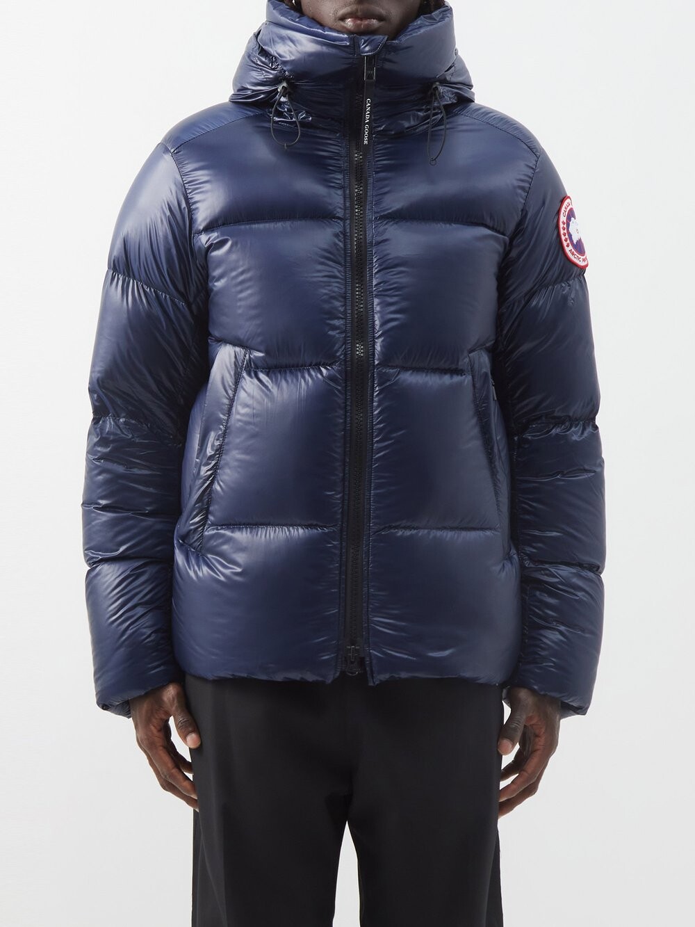 

Стеганое пуховик crofton с капюшоном Canada Goose, синий