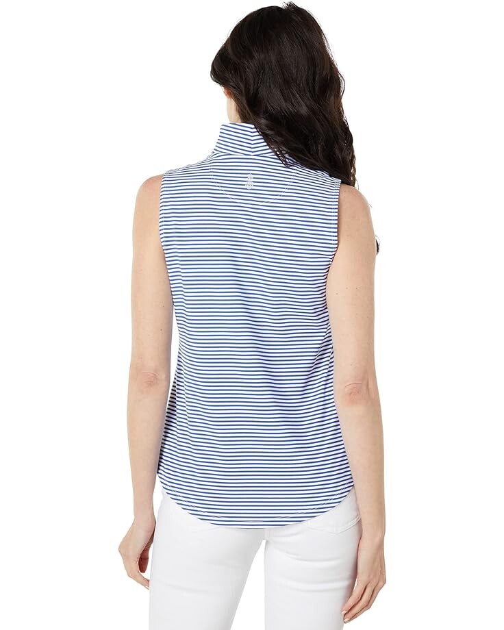 

Топ Tommy Bahama Aubrey Cassia Stripe Sleeveless Top, цвет Deep Ultramarine