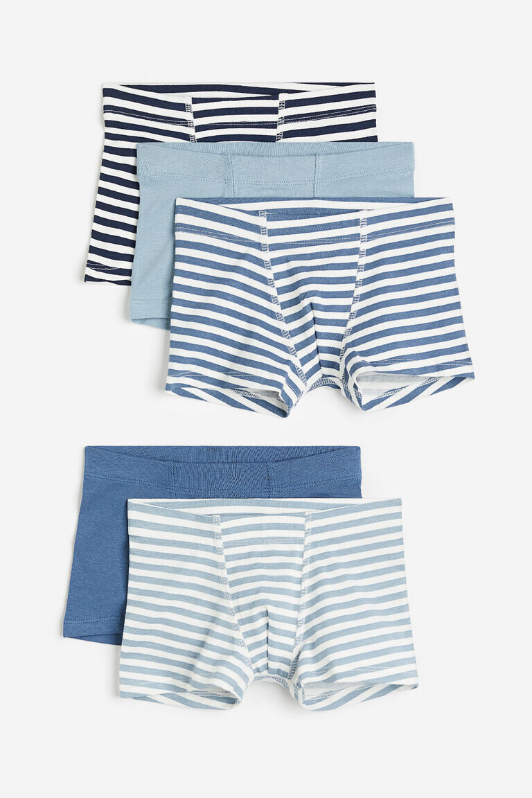

5 пар боксеров H&M, синий