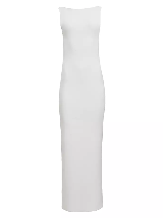 

Платье макси в рубчик Evelyn Khaite, цвет glaze