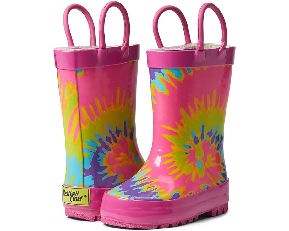 

Ботинки Western Chief Tie-Dye Burst Rain Boot, мульти