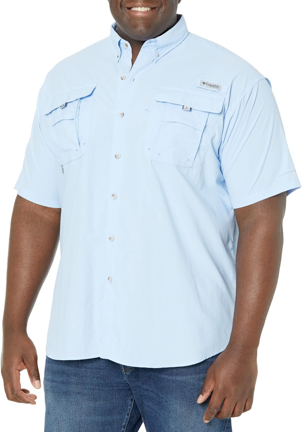 

Рубашка с коротким рукавом Big & Tall Bahama II Columbia, цвет Sail