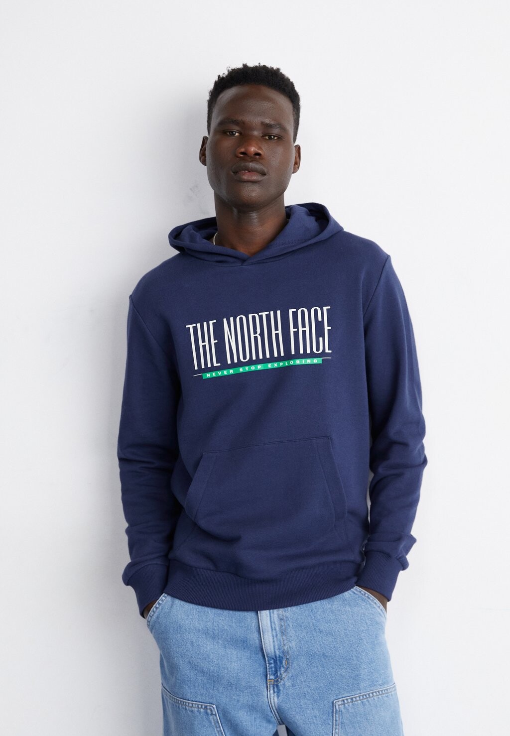 

Толстовка с капюшоном The North Face, темно-синий