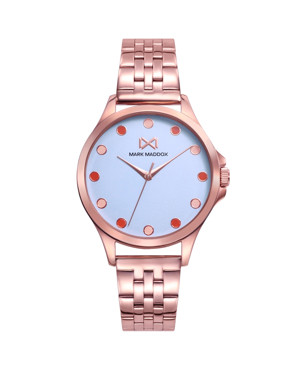 Женские часы Tooting три стальные стрелки с розовым ip и браслетом Mark Maddox, розовый часы женские кварцевые со стальным браслетом и циферблатом роскошные 2022