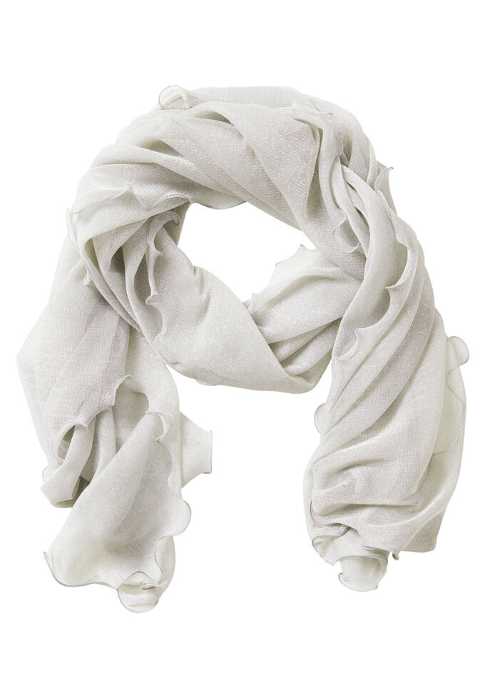 Базовый шарф с люрексовой нитью Vera Mont, серый
