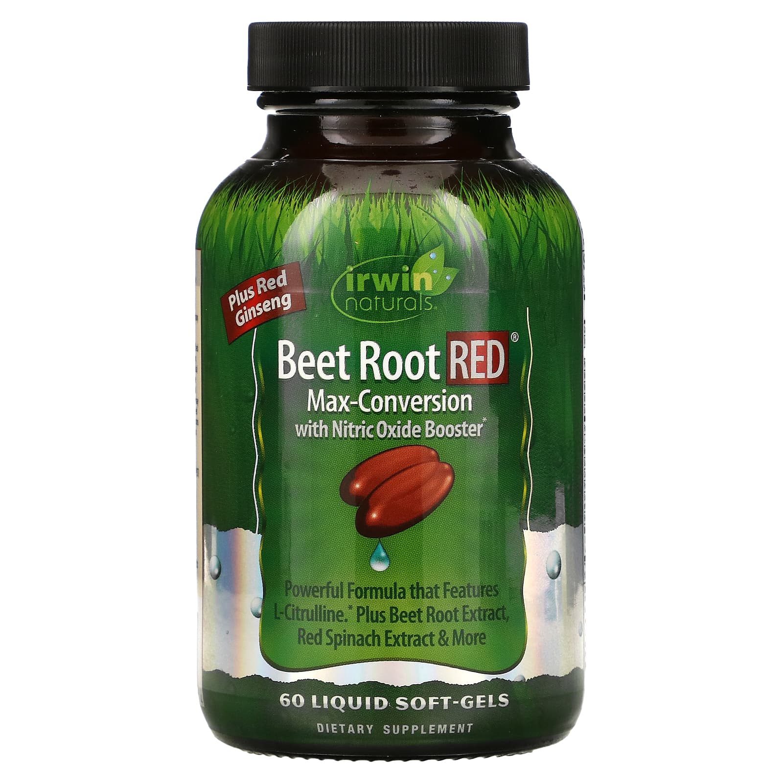 Irwin Naturals Beet Root RED Максимальная конверсия с ускорителем окиси азота 60 мягких капсул с жидким наполнителем irwin naturals beet root red максимальная конверсия с ускорителем окиси азота 60 мягких капсул с жидким наполнителем