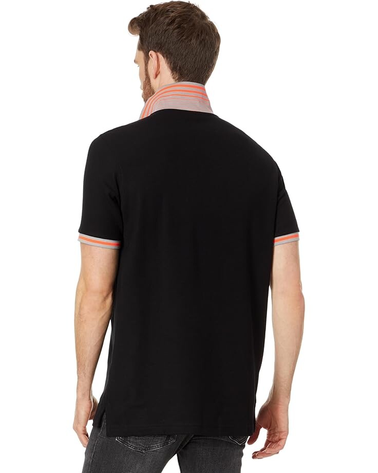 

Поло Psycho Bunny Norris Pique Polo, черный