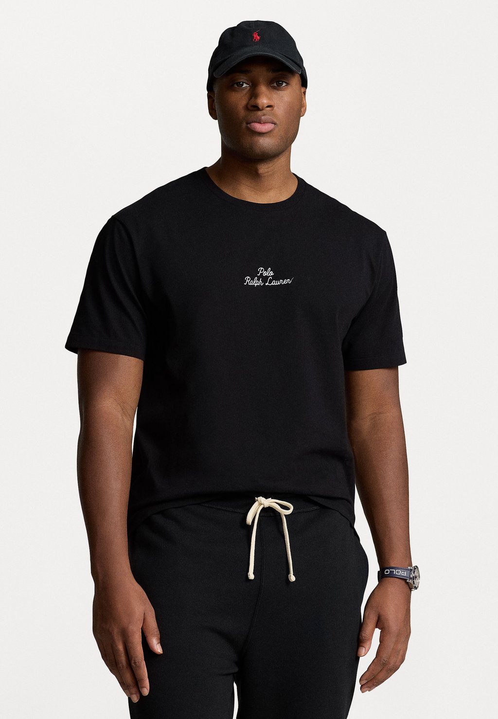Базовая футболка Polo Ralph Lauren Big & Tall, черный сапоги polo ralph lauren размер 11 черный
