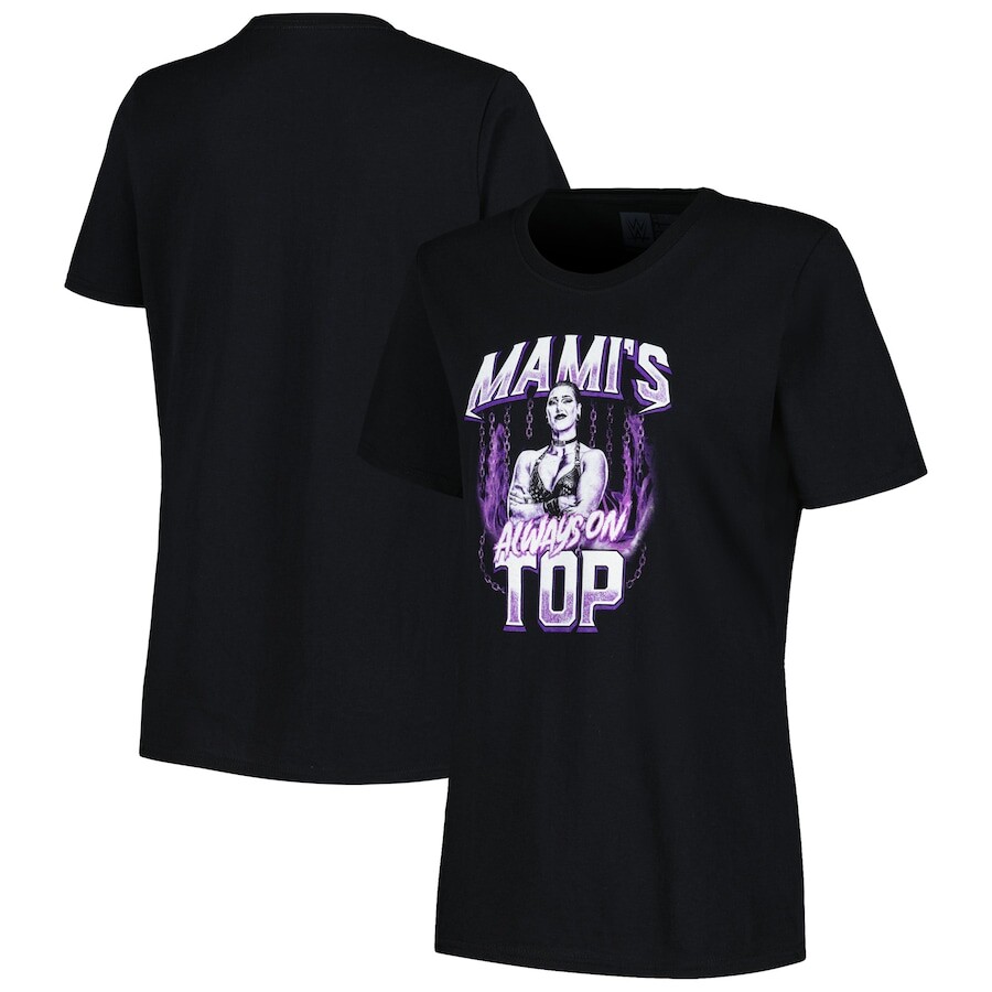 

Футболка с коротким рукавом WWE Authentic Rhea Ripley, черный