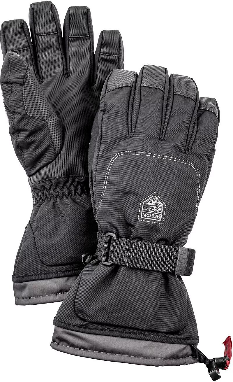 Утепленные перчатки Hestra Gauntlet Sr., черный перчатки хоккейные ccm tacks 550 sr синий