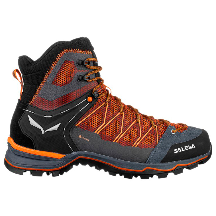Ботинки для прогулки Salewa MS Mountain Trainer Lite Mid GTX, цвет Black Out/Carrot