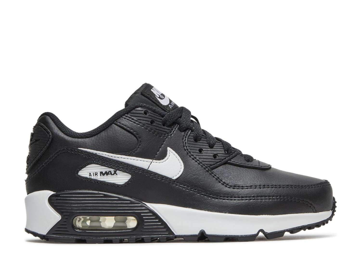 

Кроссовки Nike Air Max 90 Gs 'Black White', черный