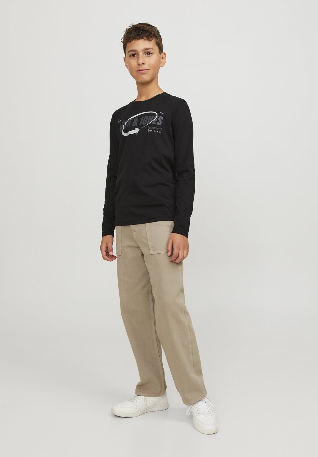 

Футболка с длинным рукавом Jack & Jones Junior, темно-синий