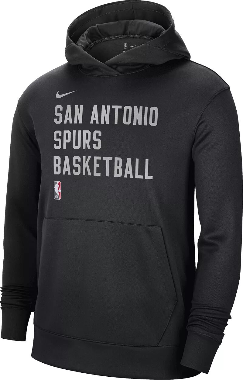 Черная мужская худи с прожекторами Nike San Antonio Spurs