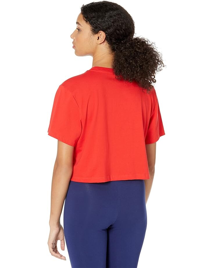 Топ Adidas Americana Crop Top, цвет Vivid Red