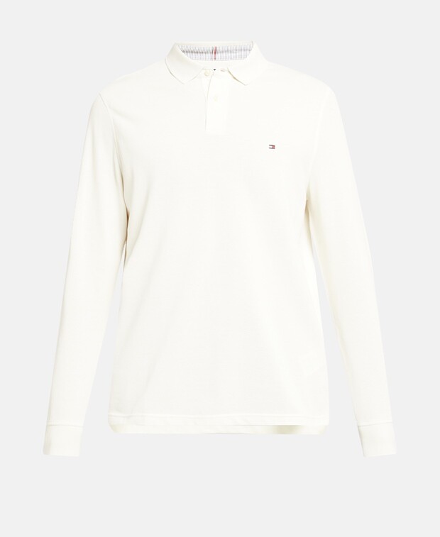 

Рубашка-поло с длинными рукавами Tommy Hilfiger, белый