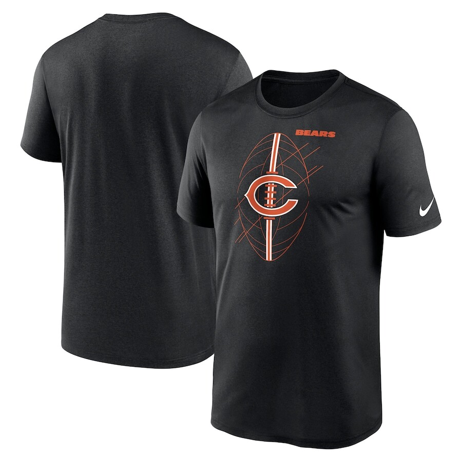 

Футболка с коротким рукавом Nike Chicago Bears, черный