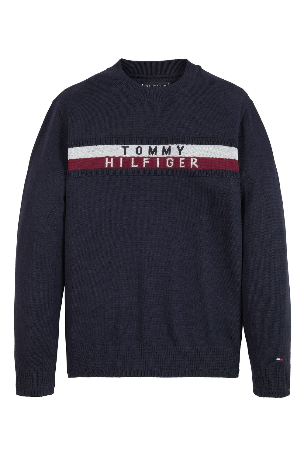 

Синий свитер с полосками Global Stripe Tommy Hilfiger, синий