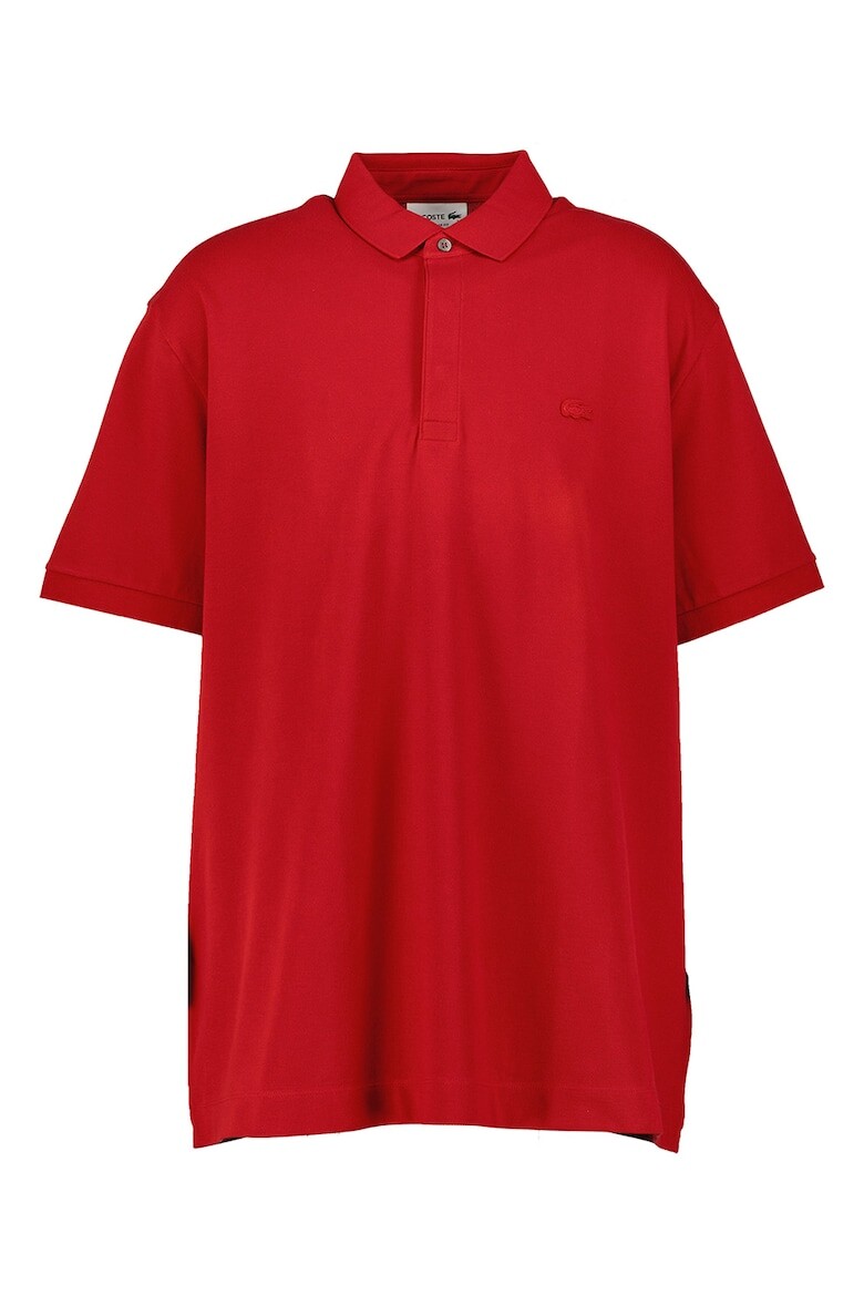 

Футболка с воротником и логотипом Lacoste, красный