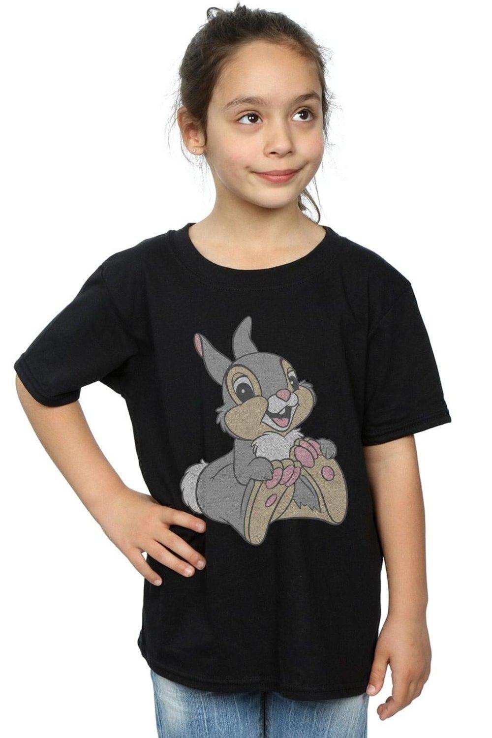 Классическая футболка Thumper Bambi, черный