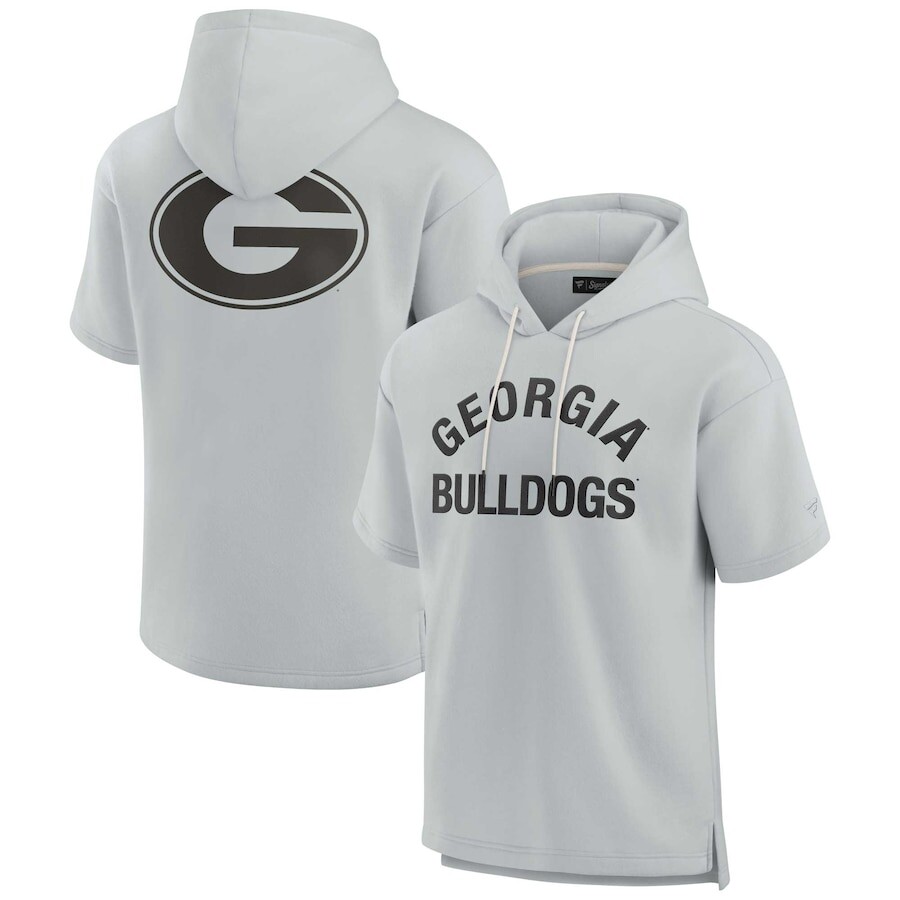 

Пуловер с капюшоном Fanatics Signature Georgia Bulldogs, серый