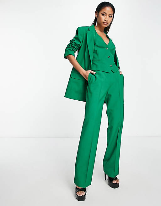 

Зеленый узкий пиджак для мальчика ASOS DESIGN Mix & Match