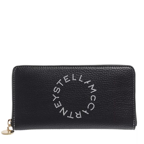 

Кошелек logo zip wallet Stella Mccartney, черный