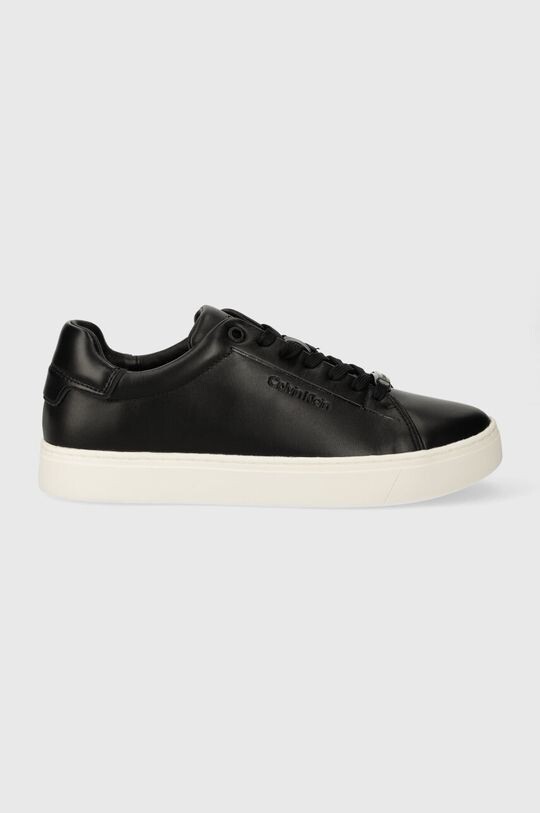 

Кожаные кроссовки CLEAN CUPSOLE LACE UP Calvin Klein, черный