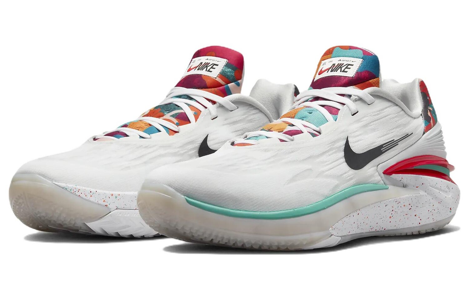 

Кроссовки баскетбольные Nike Air Zoom GT Cut 2, белый / красный / зеленый