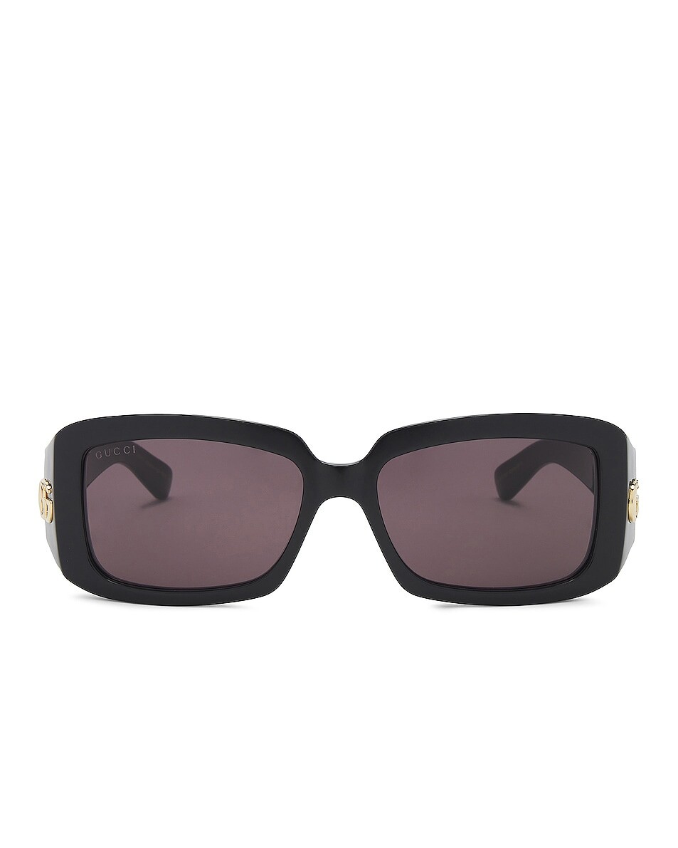 

Солнцезащитные очки Gucci Rectangular, черный