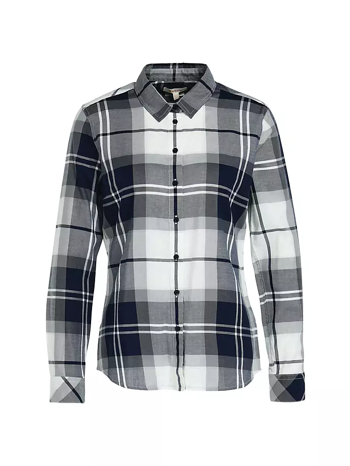 

Рубашка в клетку Barbour Bredon из хлопка Barbour, синий