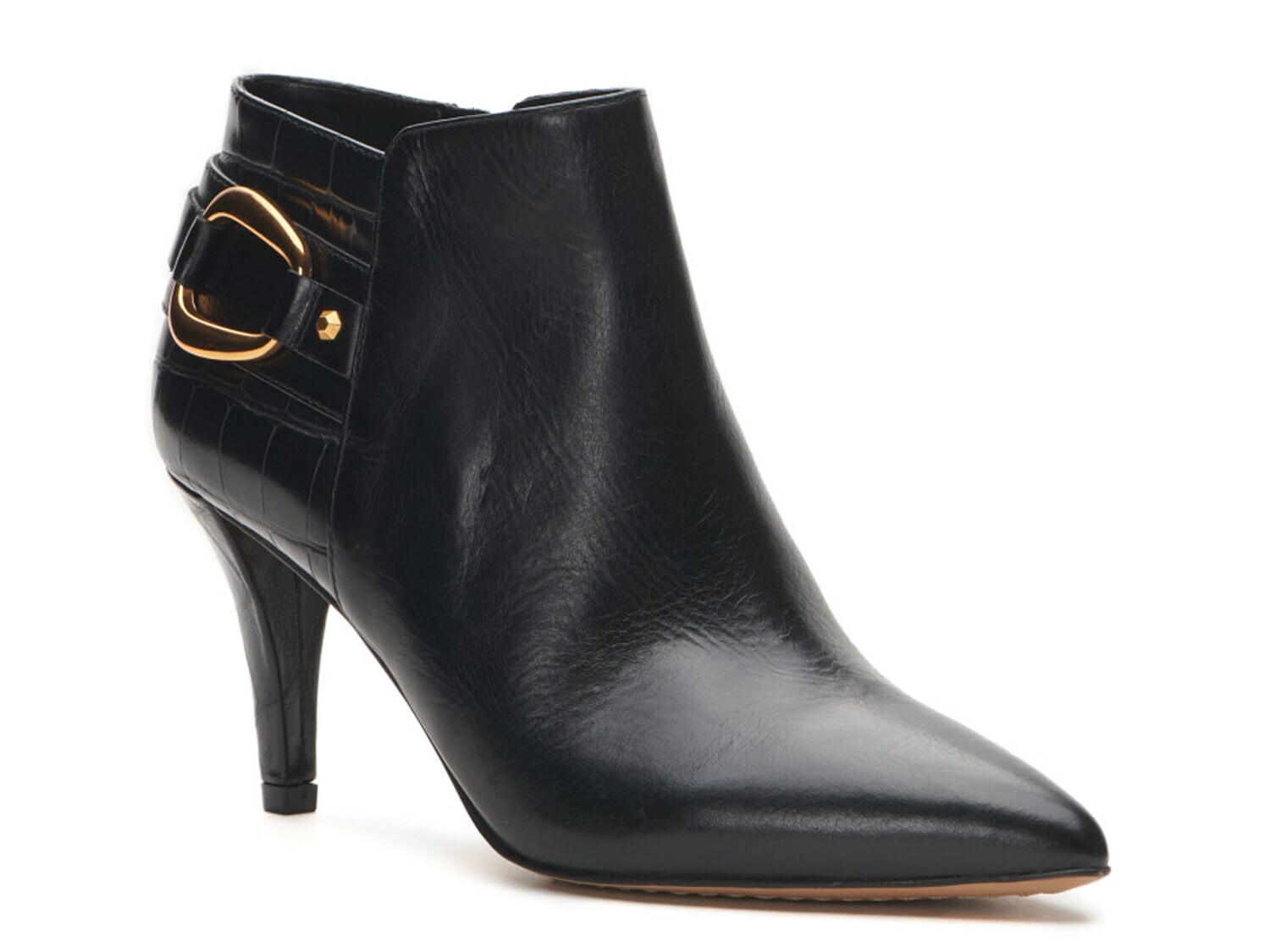

Винс Камуто Сельменте Бути Vince Camuto, черная кожа