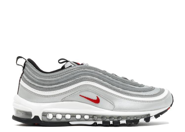 Air max 97 black silver red hotsell