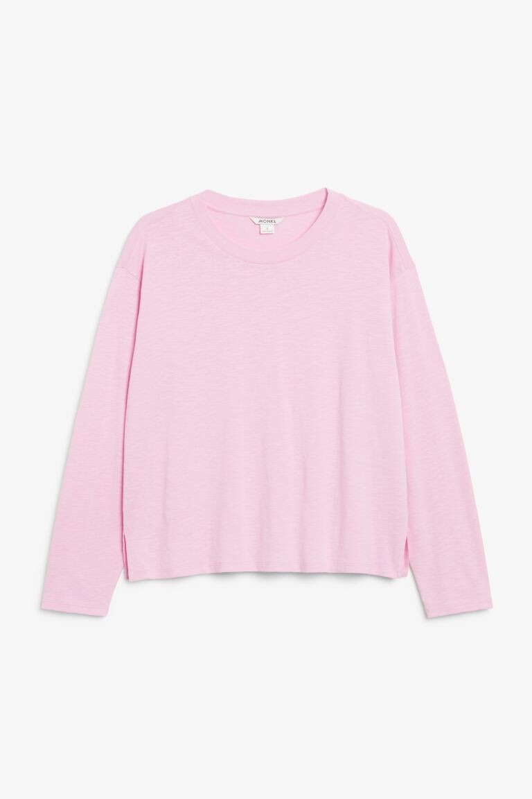 

Мягкий топ с длинными рукавами Monki