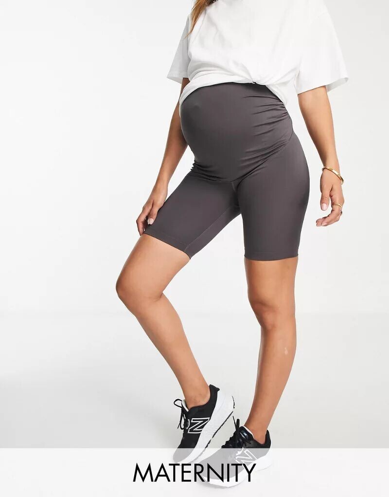 

Укороченные леггинсы узкого кроя с брендом ASOS Maternity Icon, внутренний шов 20 см